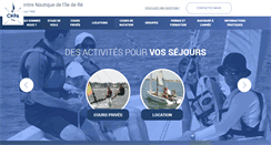 Desktop Screenshot of iledere-voile.com